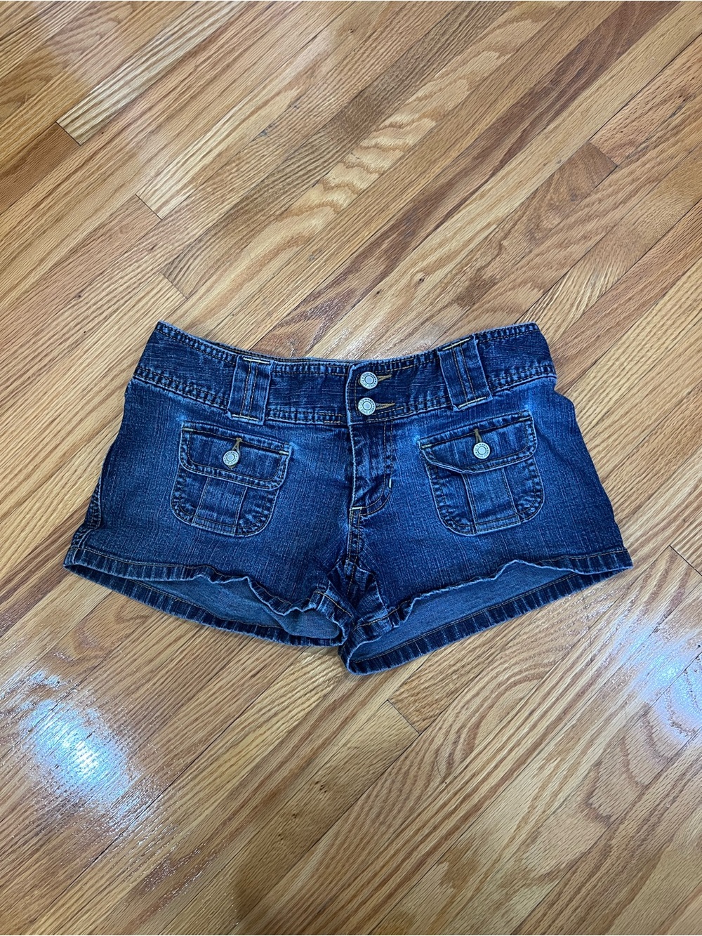 Y2k Denim Short Shorts